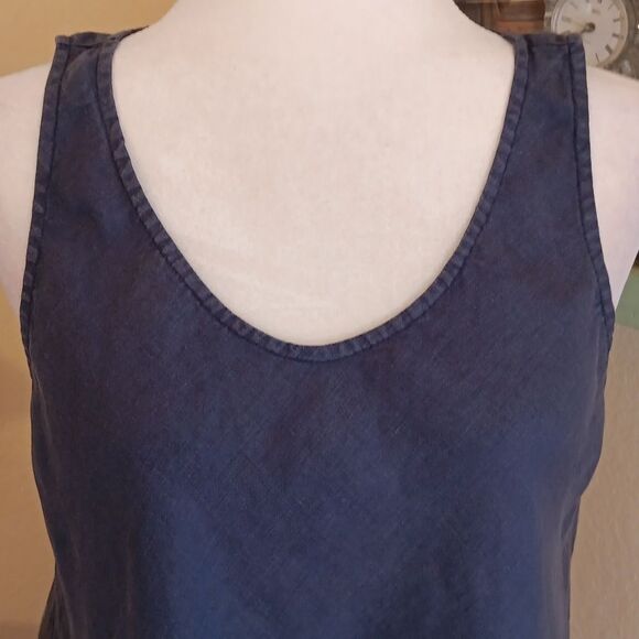 Kleen Linen Top. Coastal Cowgirl,  Linen, Beachy - Picture 2 of 10